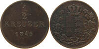 WÜRTTEMBERG 1/2 KREUZER Wilhelm I. (1816-1864) -
