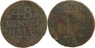 BRANDENBURG PREUSSEN 1/48 TALER Friedrich II. (1740-1786) -