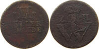 HESSEN KASSEL 2 HELLER Wilhelm VIII. 1751-1760 -