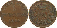 BAYERN 2 PFENNIG Ludwig II. (1864-1886) -