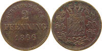 BAYERN 2 PFENNIG Ludwig II. (1864-1886) -