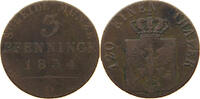 BRANDENBURG PREUSSEN 3 PFENNIG Friedrich Wilhelm III. (1797-1840) -