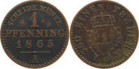 BRANDENBURG PREUSSEN PFENNIG Wilhelm I. (1861-1888) -
