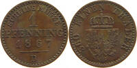 BRANDENBURG PREUSSEN PFENNIG Wilhelm I. (1861-1888) -