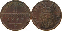 BRANDENBURG PREUSSEN PFENNIG Wilhelm I. (1861-1888) -