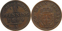 BRANDENBURG PREUSSEN PFENNIG Wilhelm I. (1861-1888) -