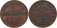 BRANDENBURG PREUSSEN PFENNIG Wilhelm I. (1861-1888) -