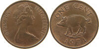 BERMUDA CENT ELIZABETH II. (1952-2022) -