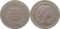 BRAZIL 200 REIS -