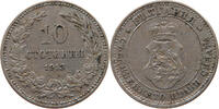 BULGARIA 10 STOTINKI FERDINAND I. (1887-1918) -