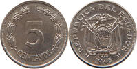 ECUADOR 5 CENTAVOS 1946 VZ 7,00 EUR  plus 5,99 EUR verzending