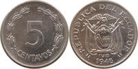 ECUADOR 5 CENTAVOS 1946 VZ 7,00 EUR  plus 5,99 EUR verzending
