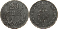 HAUS HABSBURG 20 FILLER KARL I. (1916-1919) -