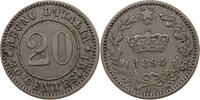 ITALY 20 CENTESIMI UMBERTO I. (1878-1900) -