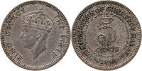 MALAYA 5 CENTS GEORGE VI. (1936-1952) -