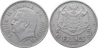 MONACO 5 FRANCS LOUIS II. (1922-1949) -