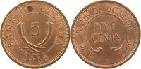 UGANDA 5 CENTS TOP -