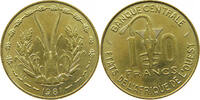 WEST AFRICAN STATES 10 FRANCS -