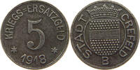 CREFELD 5 PFENNIG 1918 SS+ 7,00 EUR  plus 5,99 EUR verzending