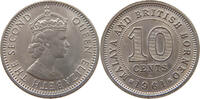 MALAYA AND BRITISH BORNEO 10 CENTS ELIZABETH II. (1952-2022) -