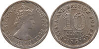 MALAYA AND BRITISH BORNEO 10 CENTS ELIZABETH II. (1952-2022) -