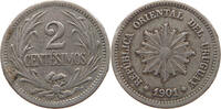 URUGUAY 2 CENTESIMOS 1901 S 5,00 EUR  plus 5,99 EUR verzending