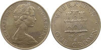 GIBRALTAR CROWN ELIZABETH II. (1952-2022) -