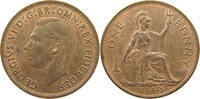 GREAT BRITAIN 1 PENNY GEORGE VI. (1936-1952) -