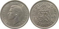 GREAT BRITAIN 6 PENCE GEORGE VI. (1936-1952) -