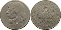 POLAND 10 ZLOTYCH MINTING ERROR EDGE -