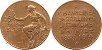 KAISERREICH Medaille zum 75. Jähr. Jubiläum der Fa. Mannheimer / Berlin -