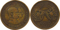 HAUS HABSBURG MEDAILLE FRANZ JOSEPH I. WILHELM II. EINIGKEIT MACHT STARK -