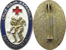 SPAIN BADGE CRUZ ROJA ESPANOLA SOCORRISTA RRED CROSS -