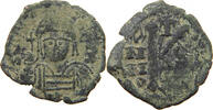BYZANTINE EMPIRE 1/2 FOLLIS MAURICE TIBERIUS (582-602) -