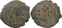 BYZANTINE EMPIRE FOLLIS MAURICE TIBERIUS (582-602) -