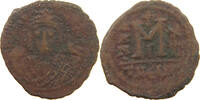 BYZANTINE EMPIRE FOLLIS MAURICE TIBERIUS (582-602) -