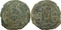 BYZANTINE EMPIRE FOLLIS MAURICE TIBERIUS (582-602) -