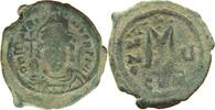 BYZANTINE EMPIRE FOLLIS MAURICE TIBERIUS (582-602) -