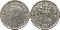 GREAT BRITAIN SIXPENCE GEORGE VI. (1936-1952) -