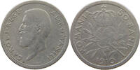 ROMANIA 50 BANI CAROL I. (1866-1914) -