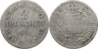 SACHSEN COBURG GOTHA 2 GROSCHEN Ernst I. 1826-1844 -
