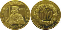 ANDORRA 10 CENTS ESSAI TRIAL PRUEBA PROBA -