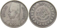 EGYPT 5 PIASTRES FAROUK I. (1936-1952) -