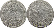 HAUS HABSBURG 3 KREUZER LEOPOLD I. (1657-1705) BRIEG -
