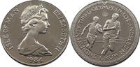 ISLE OF MAN 1 CROWN ELIZABETH II. (1952-2022) OLYMPIC GAMES LOS ANGELES -