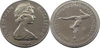ISLE OF MAN 1 CROWN ELIZABETH II. (1952-2022) OLYMPIC GAMES LOS ANGELES -