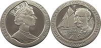 ISLE OF MAN 1 CROWN ELIZABETH II. (1952-2022) America s Cup Cnge -