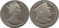 ISLE OF MAN 1 CROWN ELIZABETH II. (1952-2022) CHURCHILL -