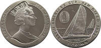 ISLE OF MAN 1 CROWN ELIZABETH II. (1952-2022) DISCOVERY OF AMERICA -
