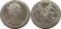 ISLE OF MAN 1 CROWN ELIZABETH II. (1952-2022) XV. WORLD CUP -